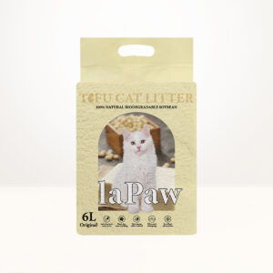 Cát vệ sinh tofu cho mèo laPaw đậu nành tự nhiên 6L