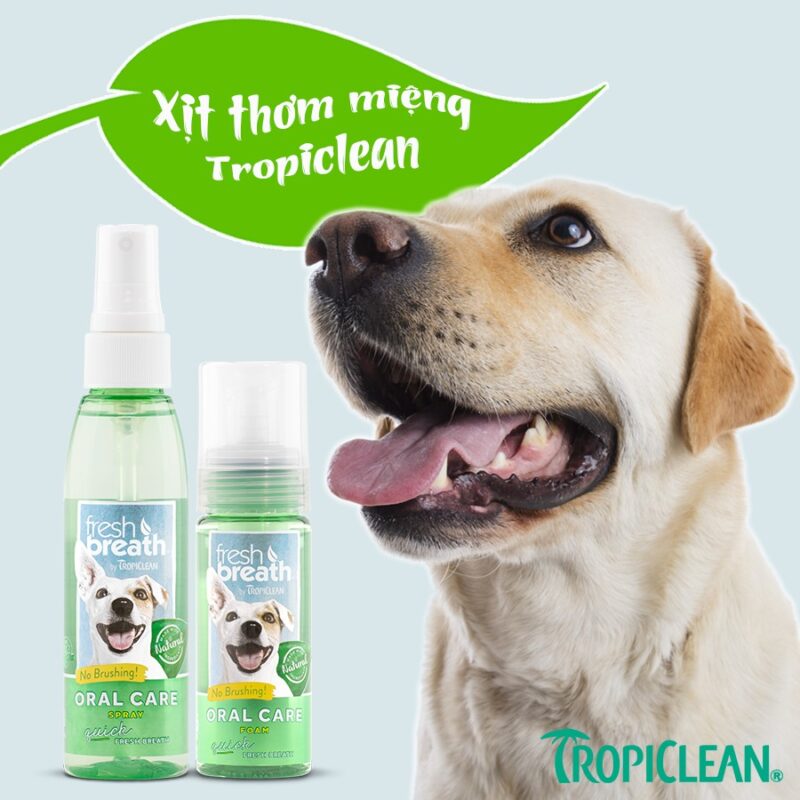 TropiClean Fresh Breath Oral Care Spray