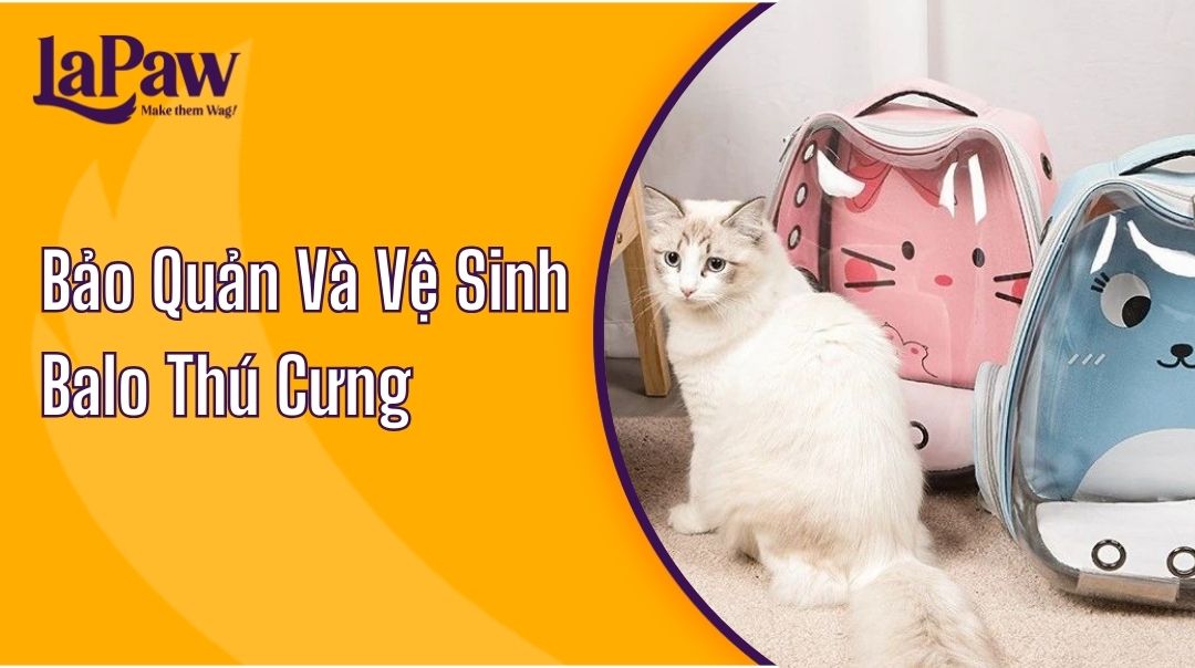 Bảo Quản Và Vệ Sinh Balo Thú Cưng Đúng Cách