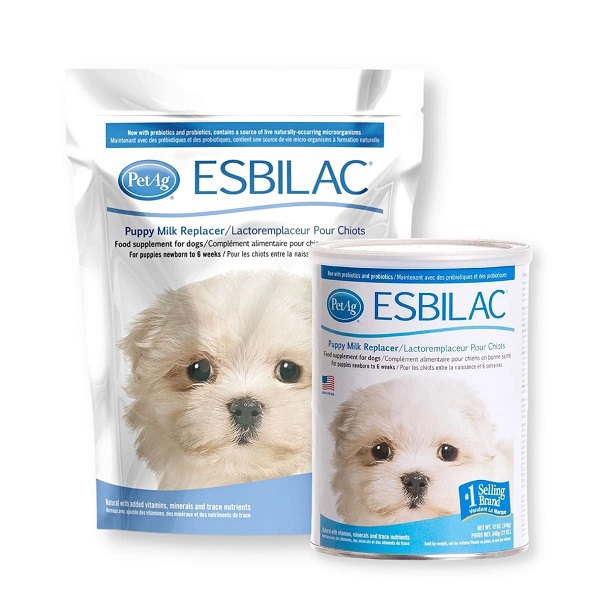 Esbilac Puppy Milk Replacer.