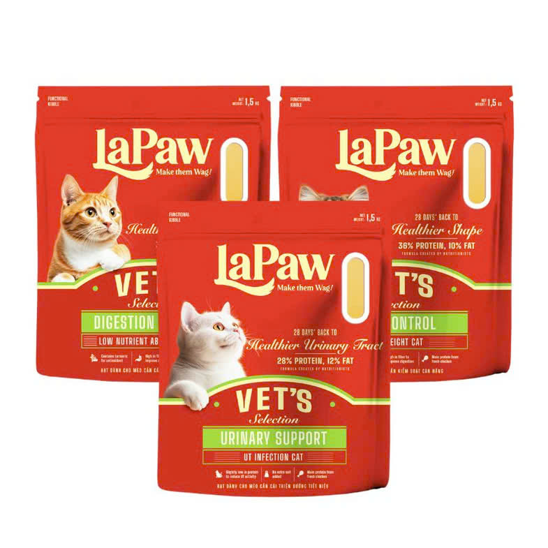 Hạt dinh dưỡng chuyên biệt cho mèo Lapaw 