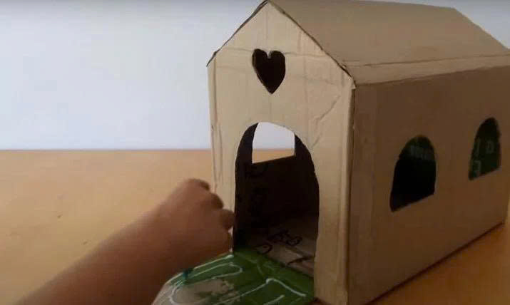 Hướng dẫn cách làm nhà cho mèo bằng bìa carton