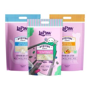 Cát vệ sinh đậu nành trộn cát bã sắn đập - hương kẹo mút (Soybean Mix Cassava Cat Litter Lollipop Scented)